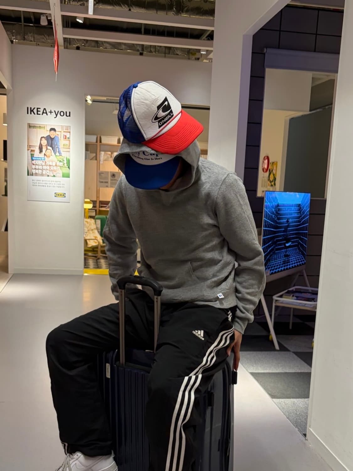 90s RUSSELL 그레이 스웻 후디 상품이미지4