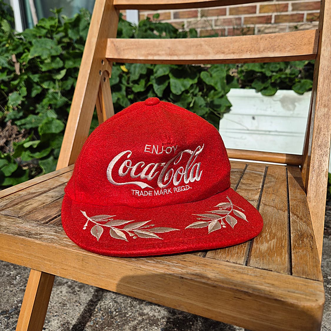 80's 빈티지 자수 코카콜라 모자 coca cola 상품이미지2