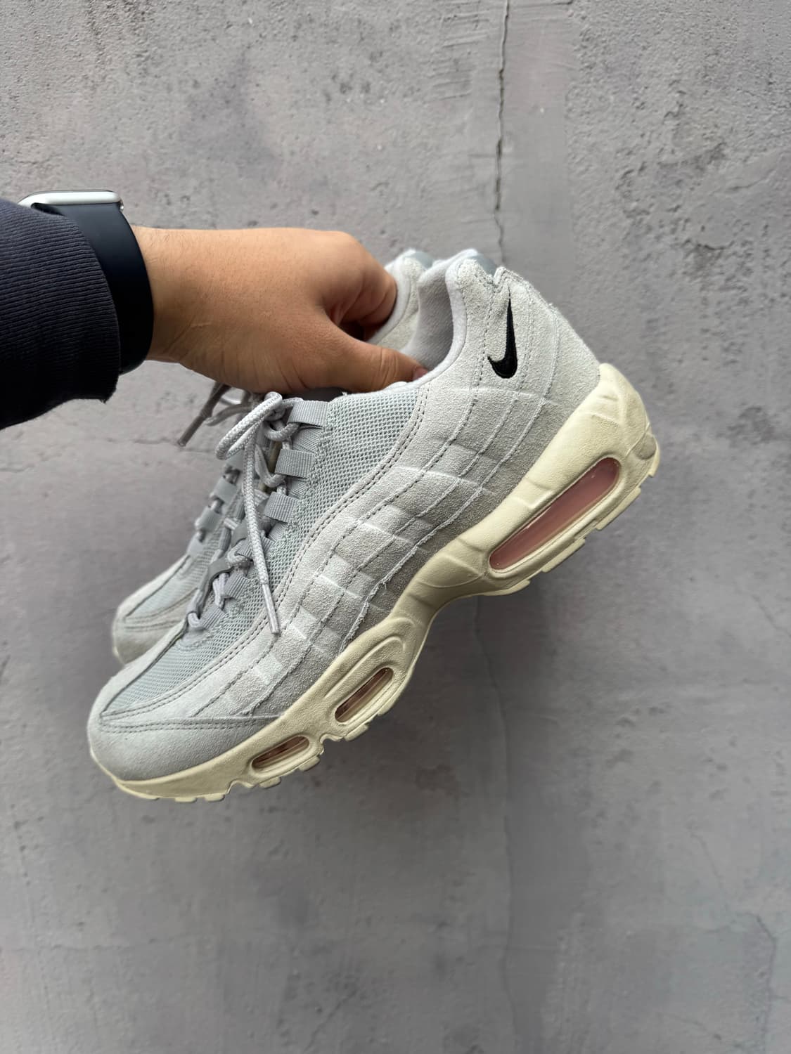 나이키 에어맥스 95 그레이 앤 핑크 품 상품이미지5