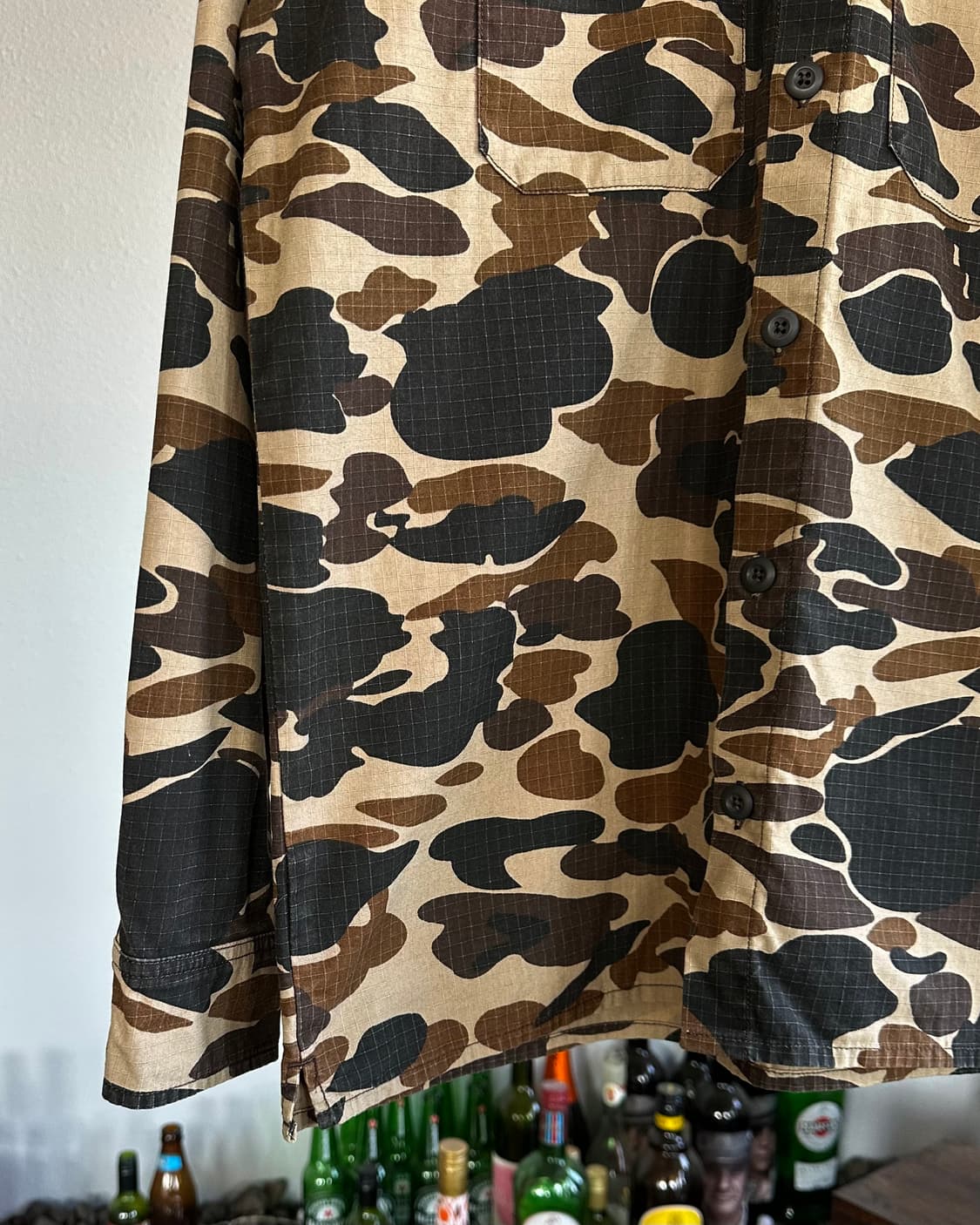 [M]칼하트 WIP 카모플라주 립스탑 워크 셔츠 상품이미지4