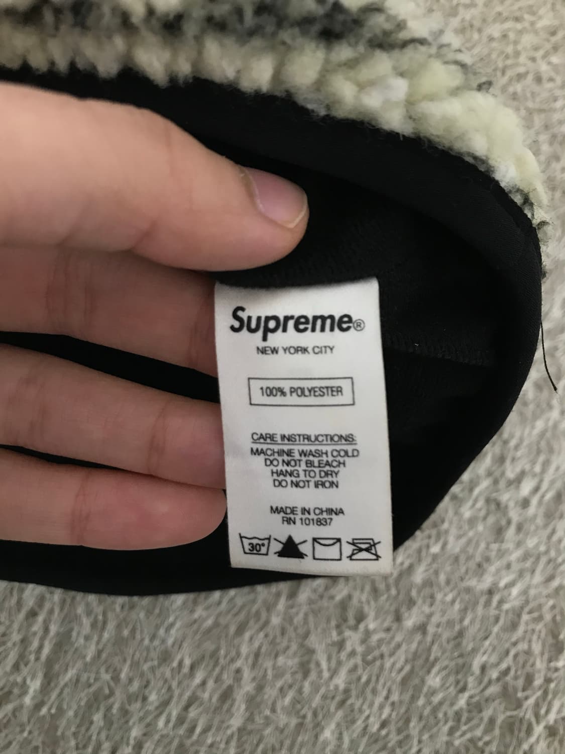 슈프림 페이즐리 플리스 넥워머 상품이미지6