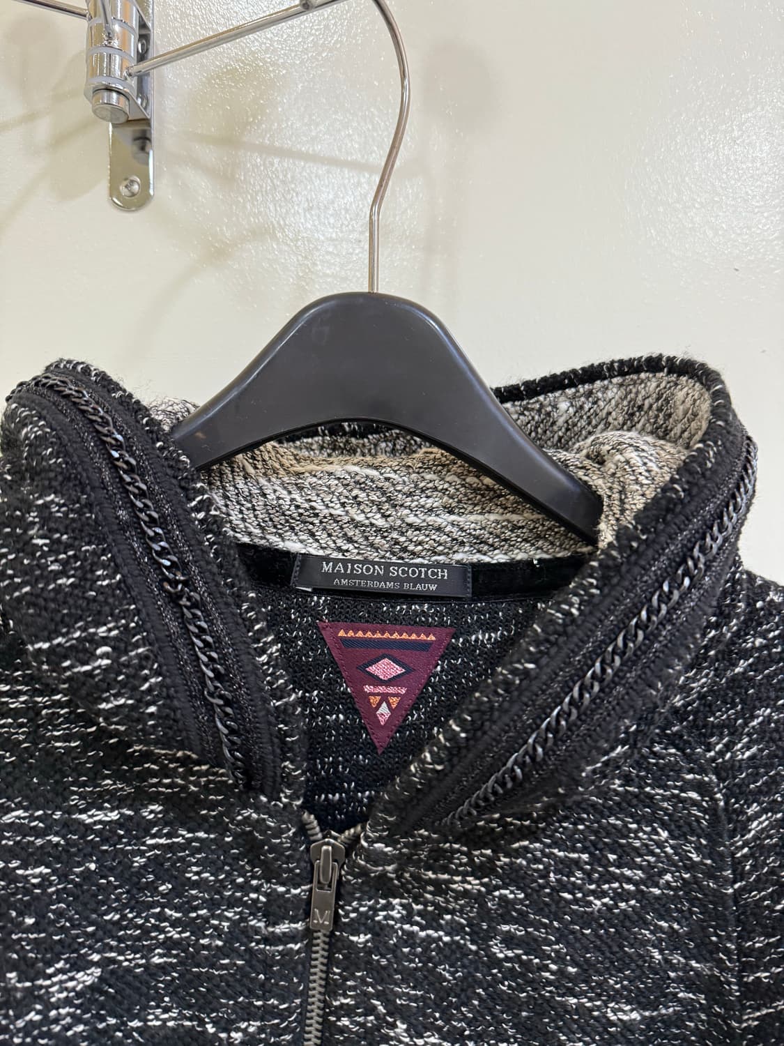 매종스카치 트위드 후드 집업 정품 상품이미지2