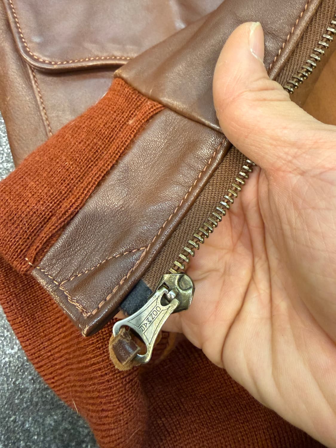 리얼맥코이 A-2 가죽자켓 34 상품이미지9