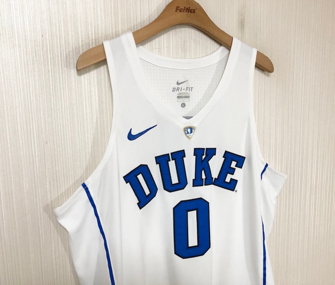 NCAA 나이키 듀크대학교 농구유니폼/져지 L #0 제이슨 테이텀 상품이미지5