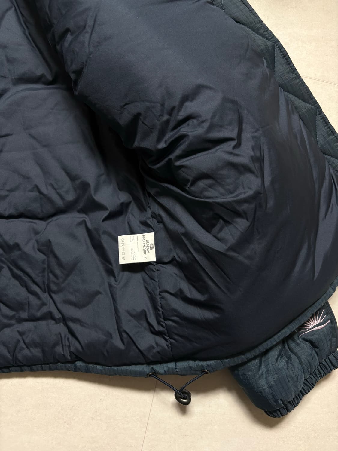 sundayfruitmarket 청록색 패딩 M 상품이미지4