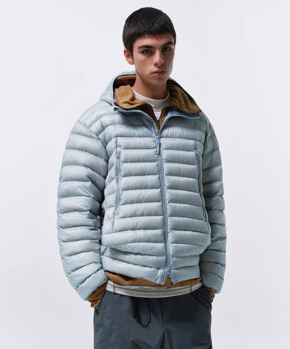 [XL] 무신사 스탠다드 시티레저 시어 립스탑 후디드 라이트 다운 상품이미지1