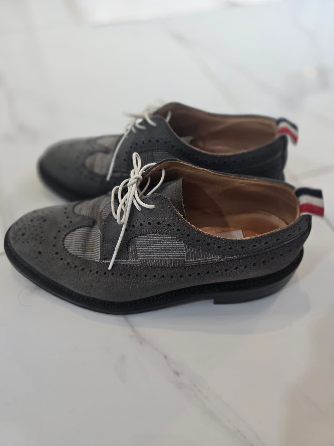 톰브라운 스웨이드 윙팁 슈즈 US7 상품이미지1