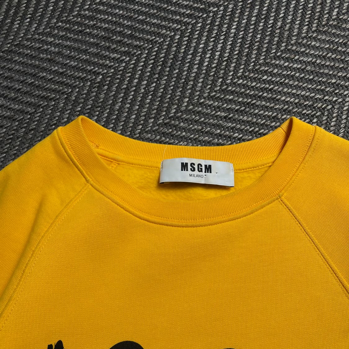 MSGM 빅로고 밀라노 크루넥 긴팔 티셔츠y 6049 상품이미지6