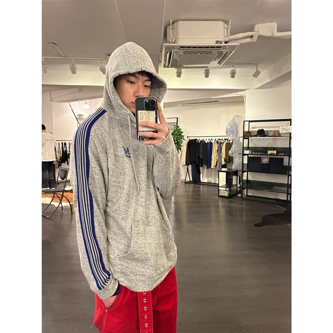 니들스 x awge 후드티셔츠 상품이미지4