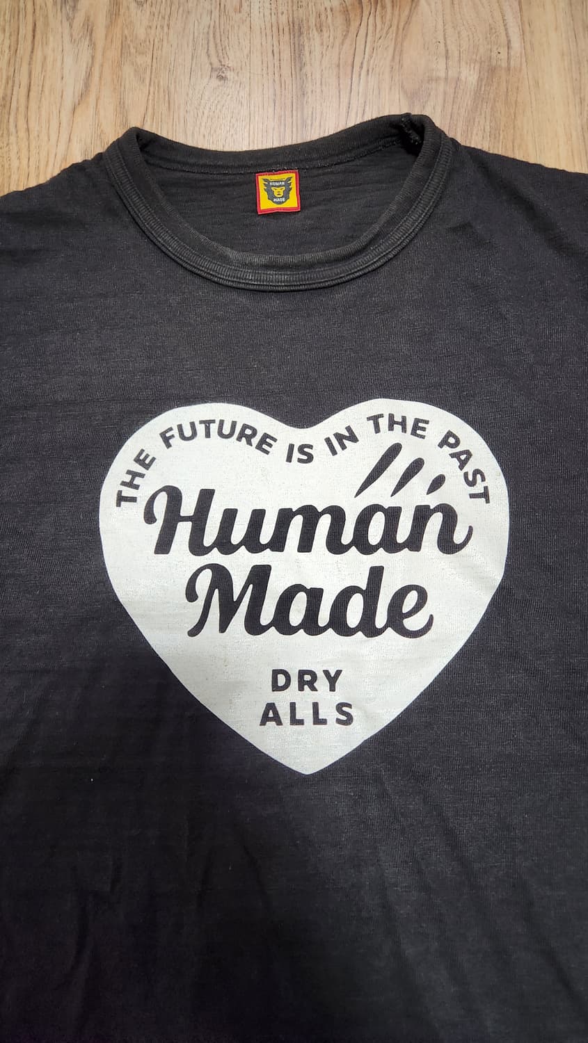 [XXL] 휴먼메이드 롱슬리브 긴팔 쭉티 블랙 검정 크림 구매 상품이미지7