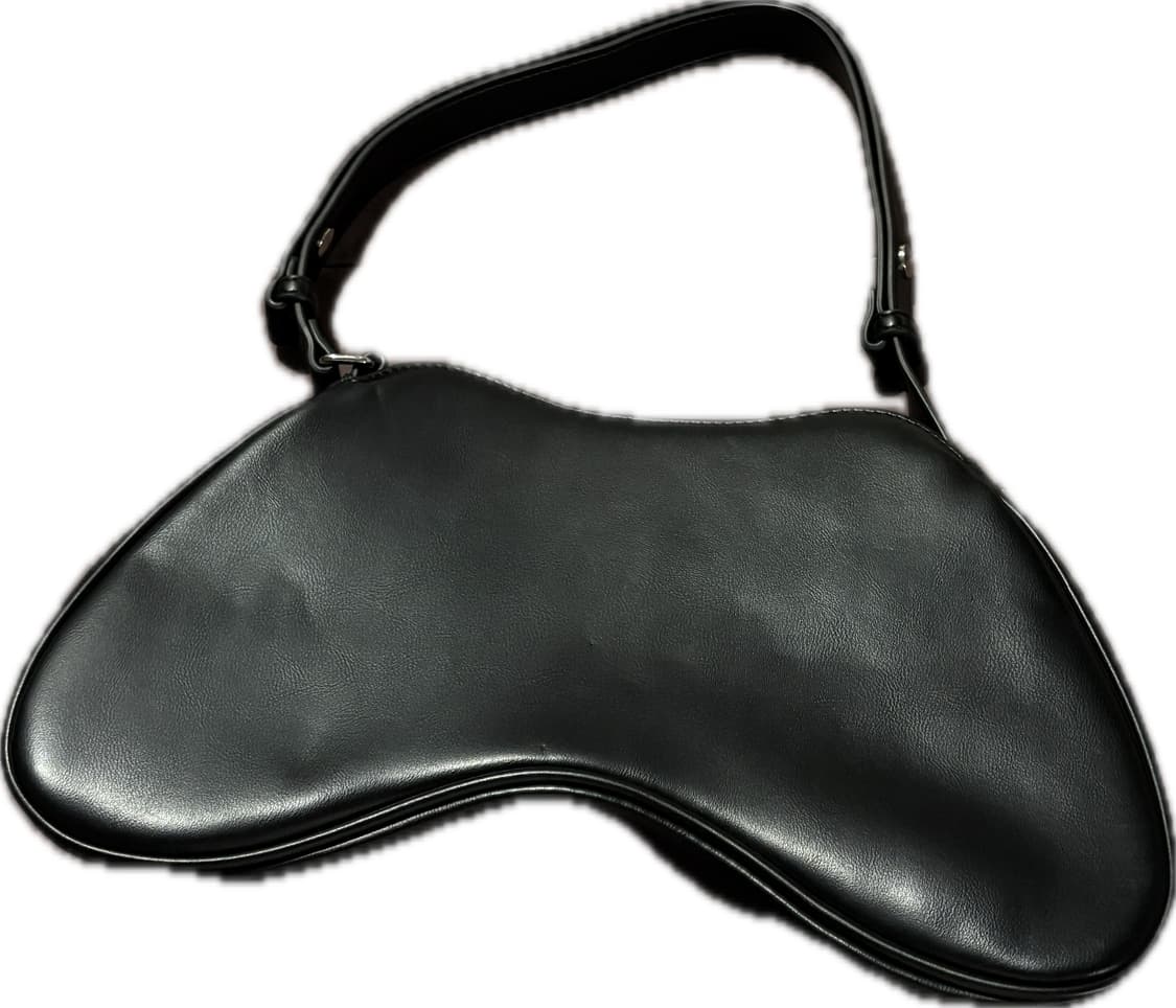 디젤 플레이 메탈 로고 숄더백 블랙 상품이미지3