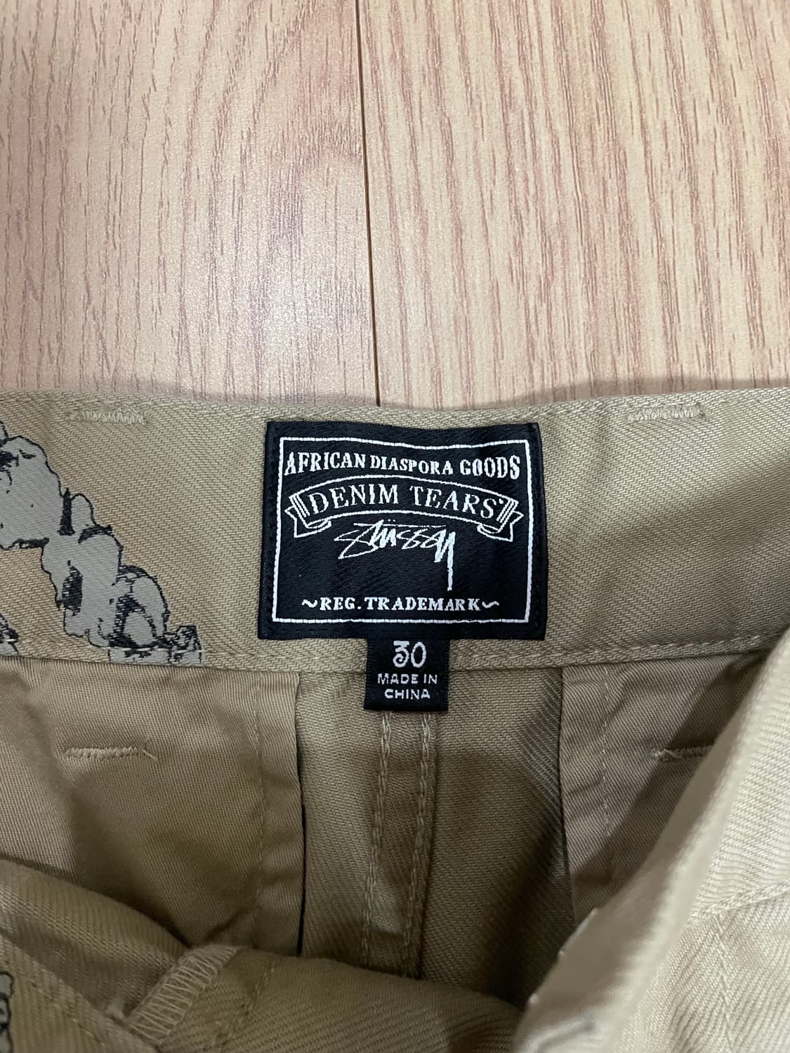 스투시 데님티어스 SS 리쓰 치노 카키 상품이미지4