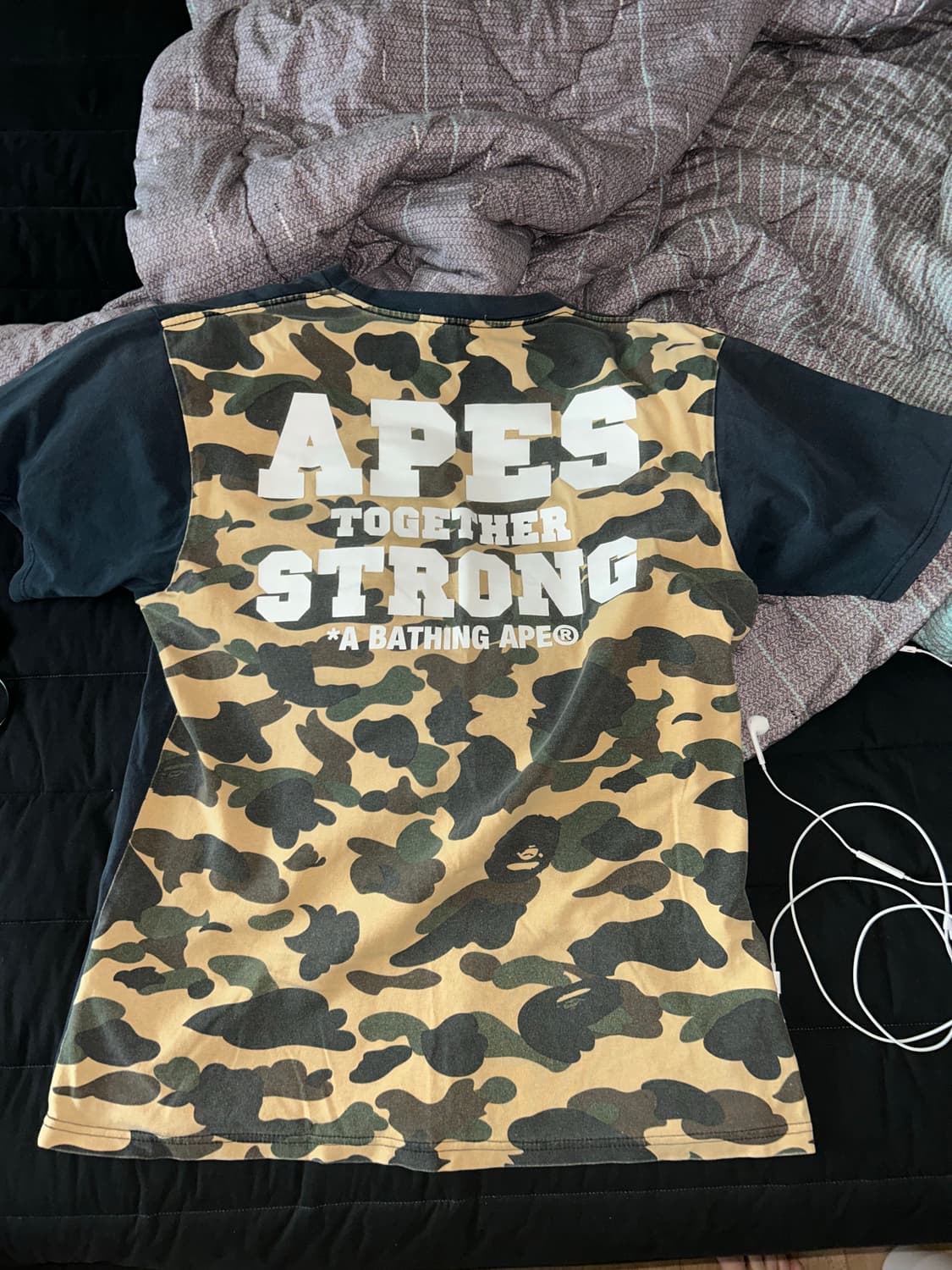 베이프 카모 반팔티 L 상품이미지1