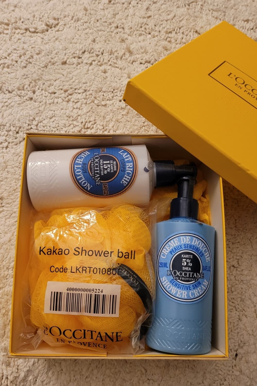 록시땅 시어 바디 리치 샴푸 & 로션 셋트 상품이미지1