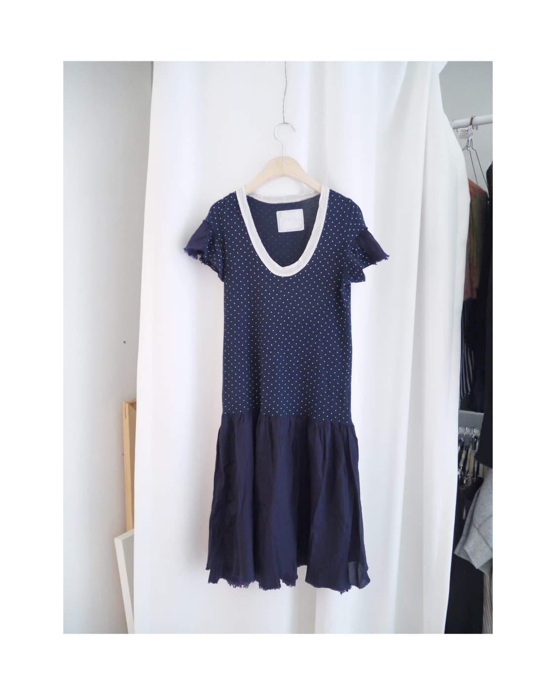 [Sacai × COMME des GARCONS] dot dress 상품이미지4