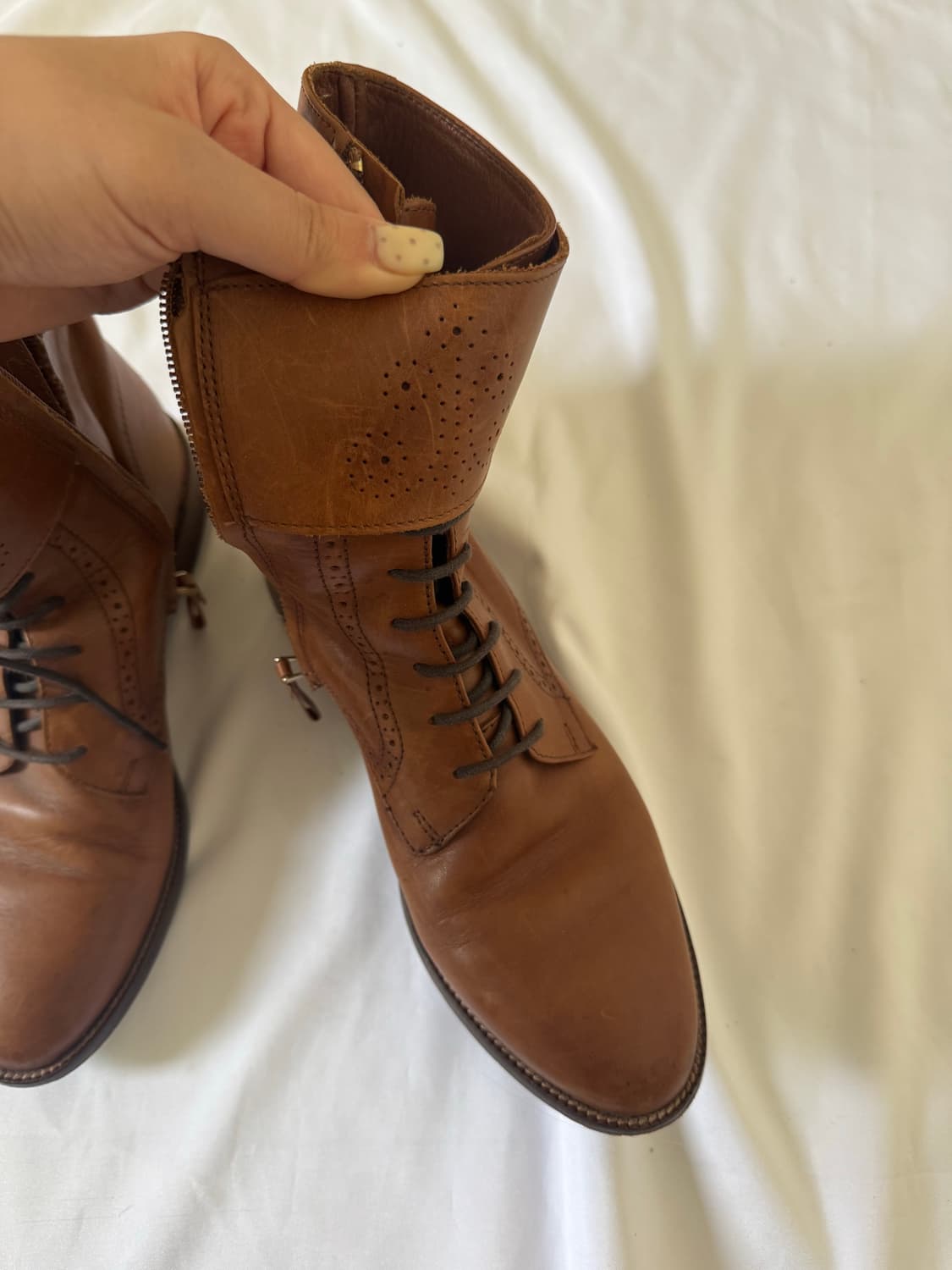 마시모 두띠 레더 컴뱃부츠 상품이미지4