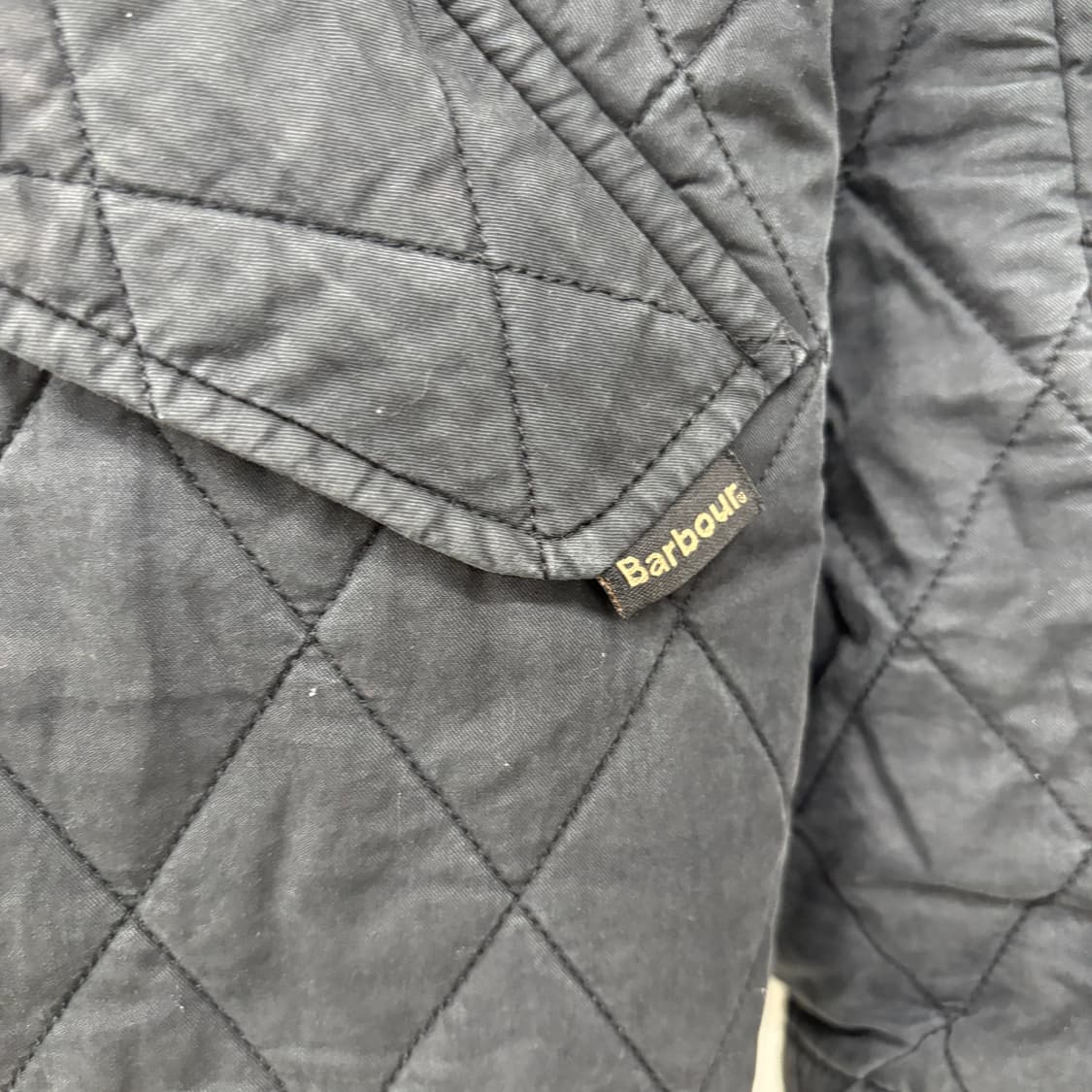 바버 블랙 퀼팅 자켓 남성L 상품이미지2