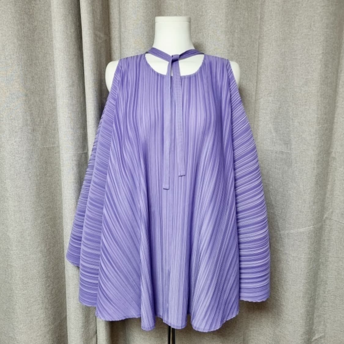 플리츠 전문 디자이너 선생님 소량제작 플리츠 블라우스 (FREE/새상품) 상품이미지3