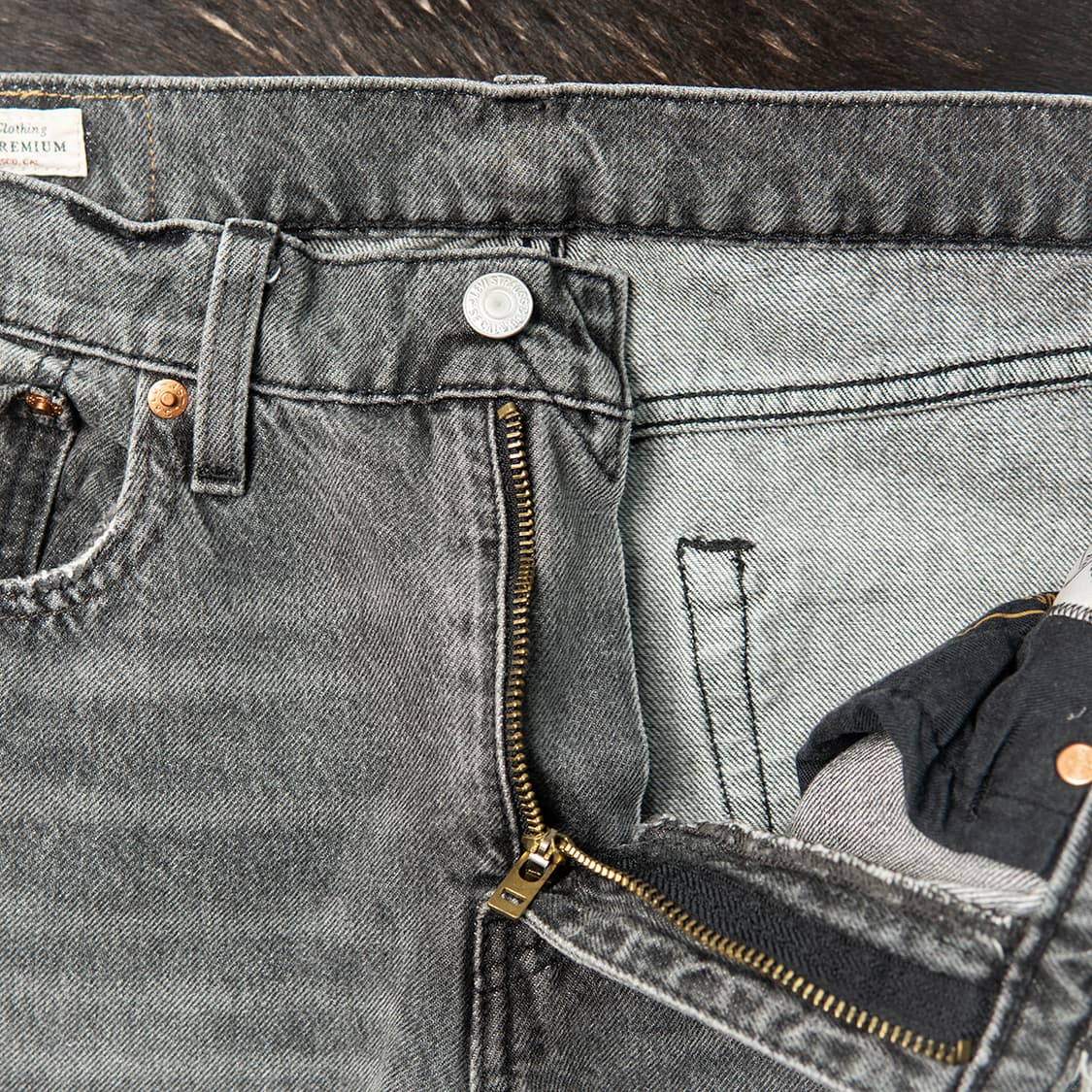 [30] 리바이스 프리미엄 x 저스틴 팀버레이크 502 데님팬츠 그레이  상품이미지2