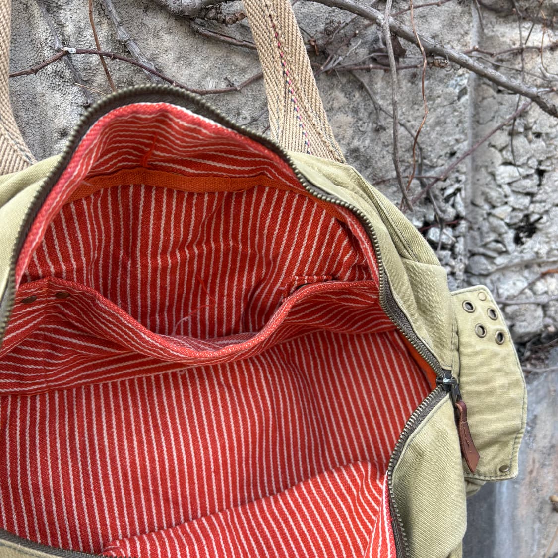 빈티지 y2k 모리  코튼 숄더백 상품이미지6