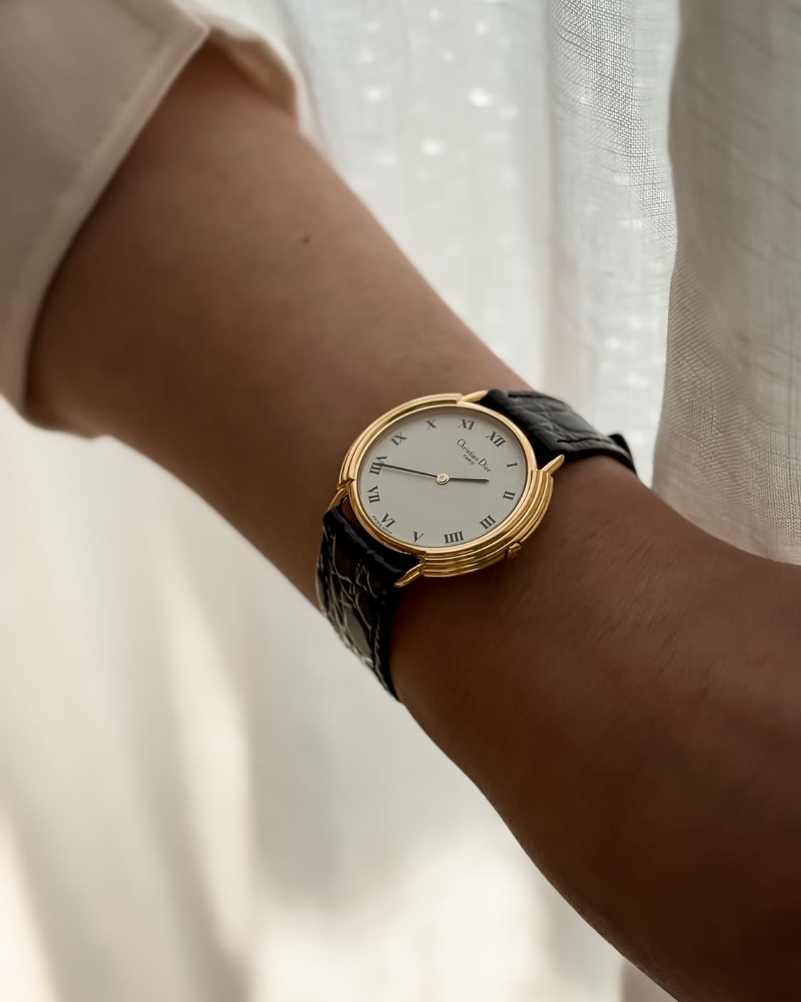 디올 CD 패턴 다이얼 시계 상품이미지5