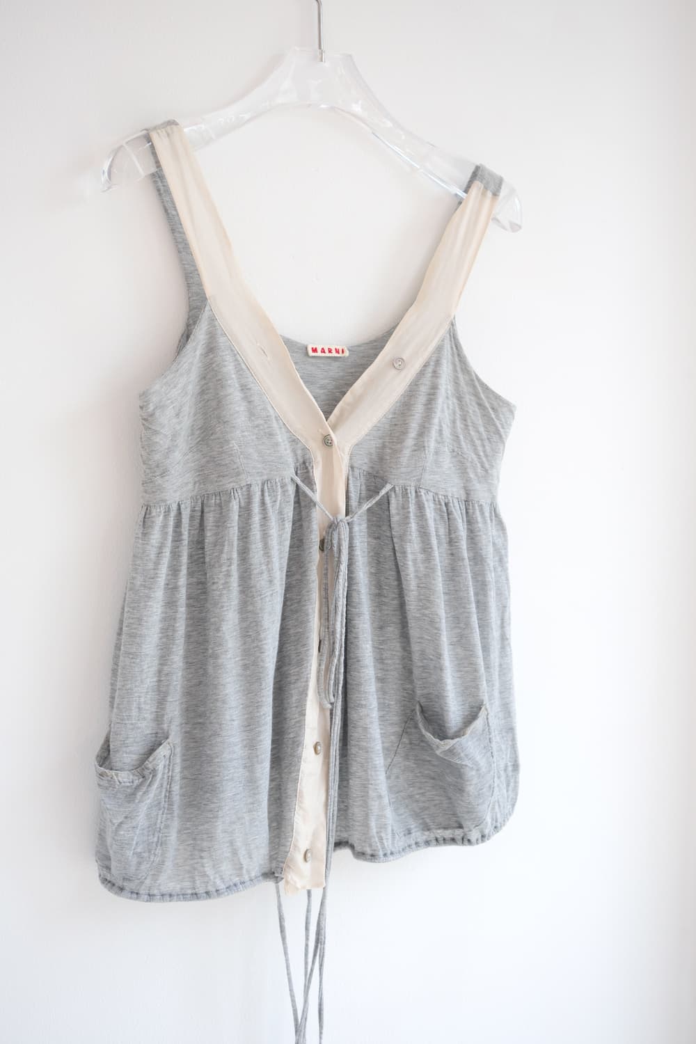 String button sleeveless 상품이미지6