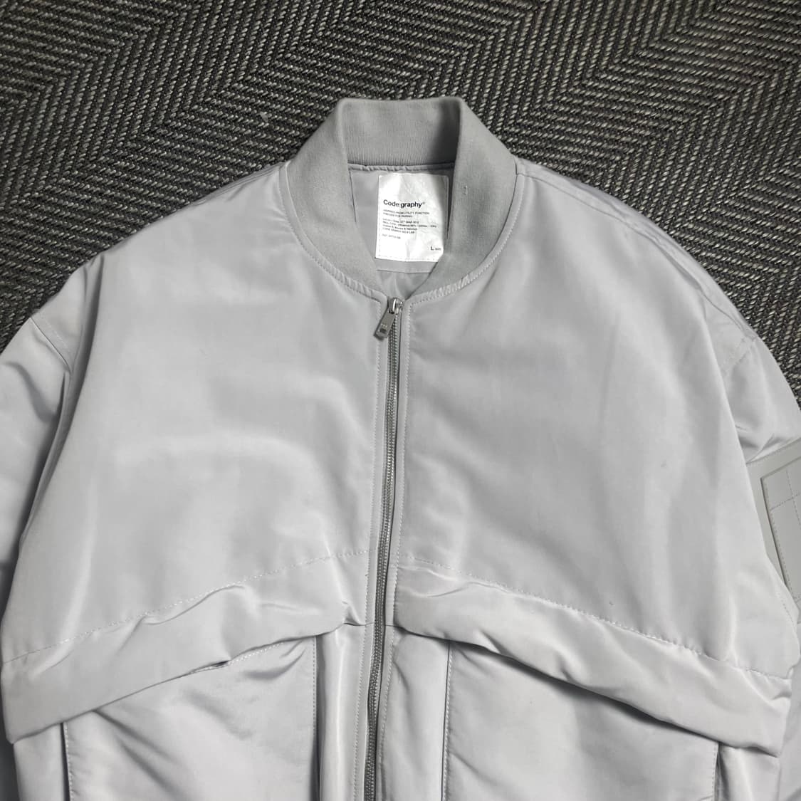 코드그라피 패치 디테일 유틸리티 MA-1 항공 점퍼o 4830 상품이미지4