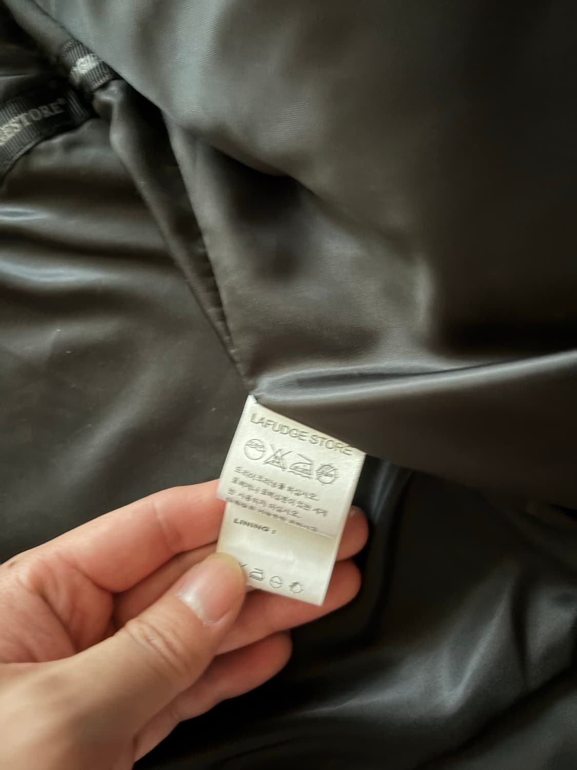 라퍼지스토어 블랙 레더 자켓 M 상품이미지3
