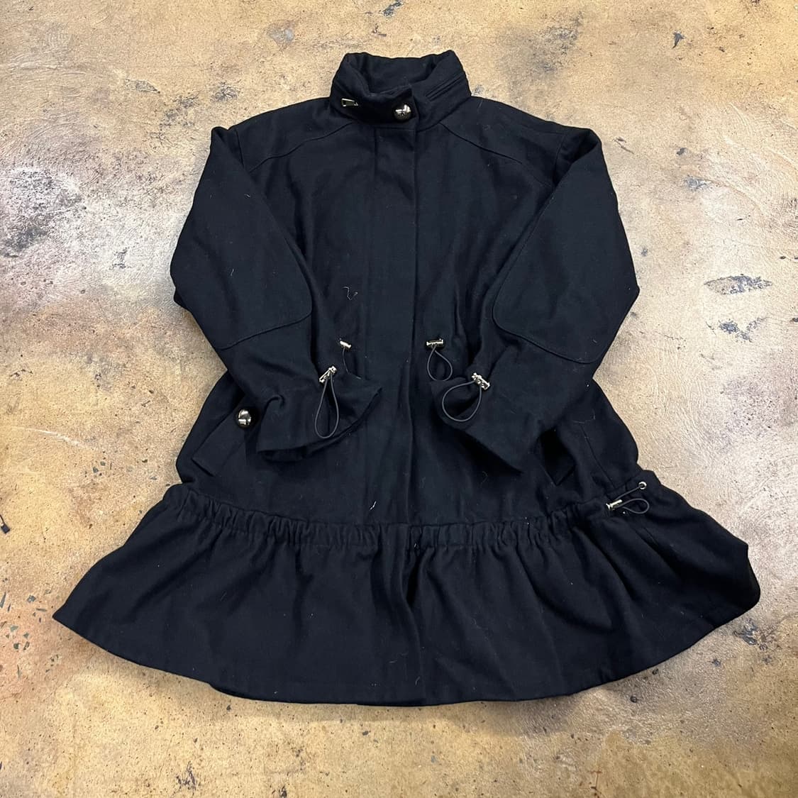 [정품/85] 모스키노 블랙 숏 트렌치 코트 b15 상품이미지2