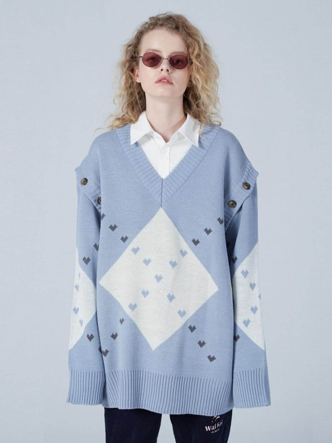 와이케이 울 니트 / 남성 니트/ 여성 니트  상품이미지1