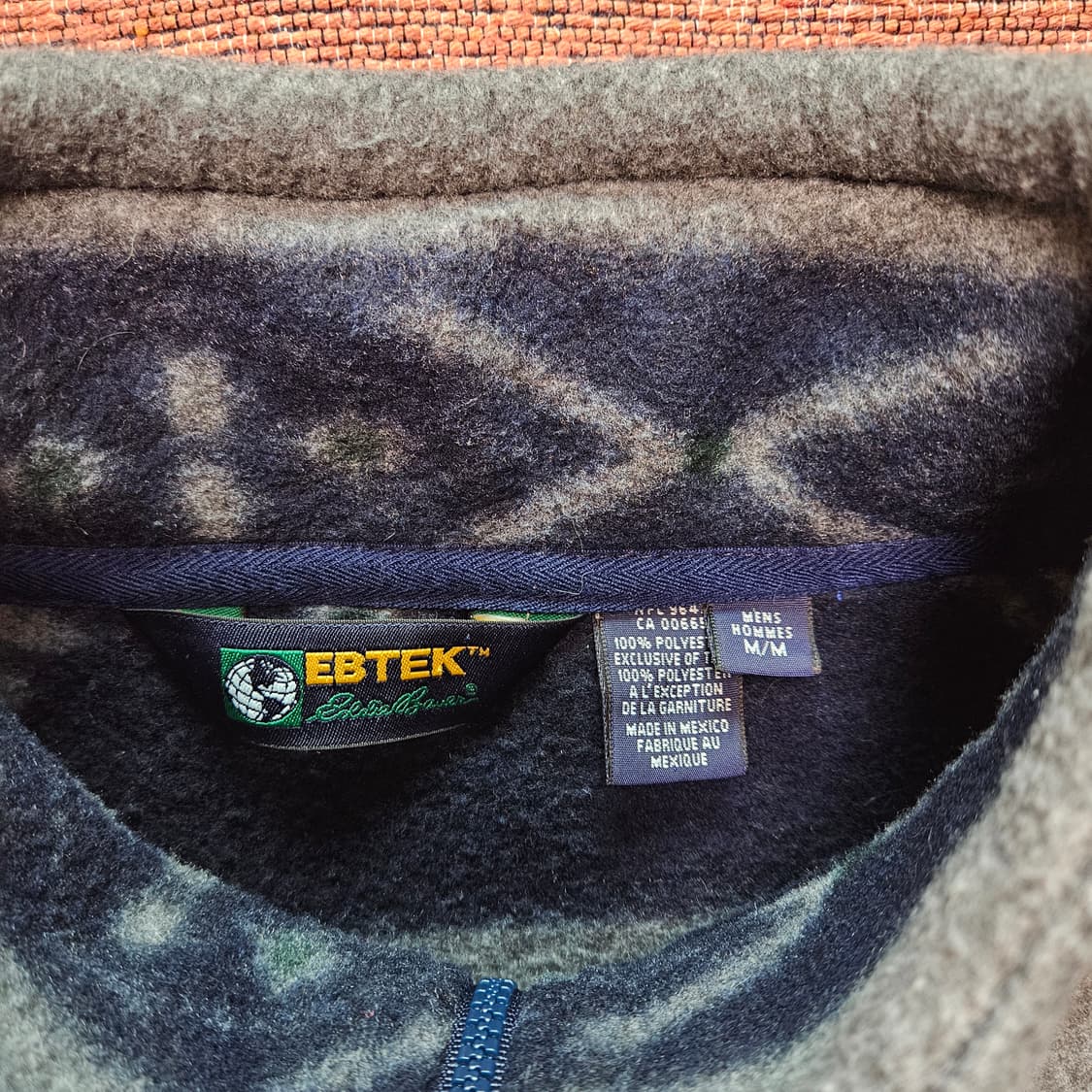 90s 에디바우어 아즈텍 플리스 풀오버 상품이미지3