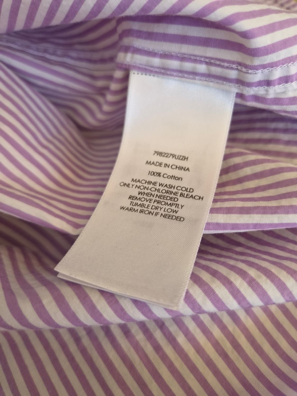 랄프로렌폴로 남성 스트라이프슬림핏셔츠 L사이즈 상품이미지7