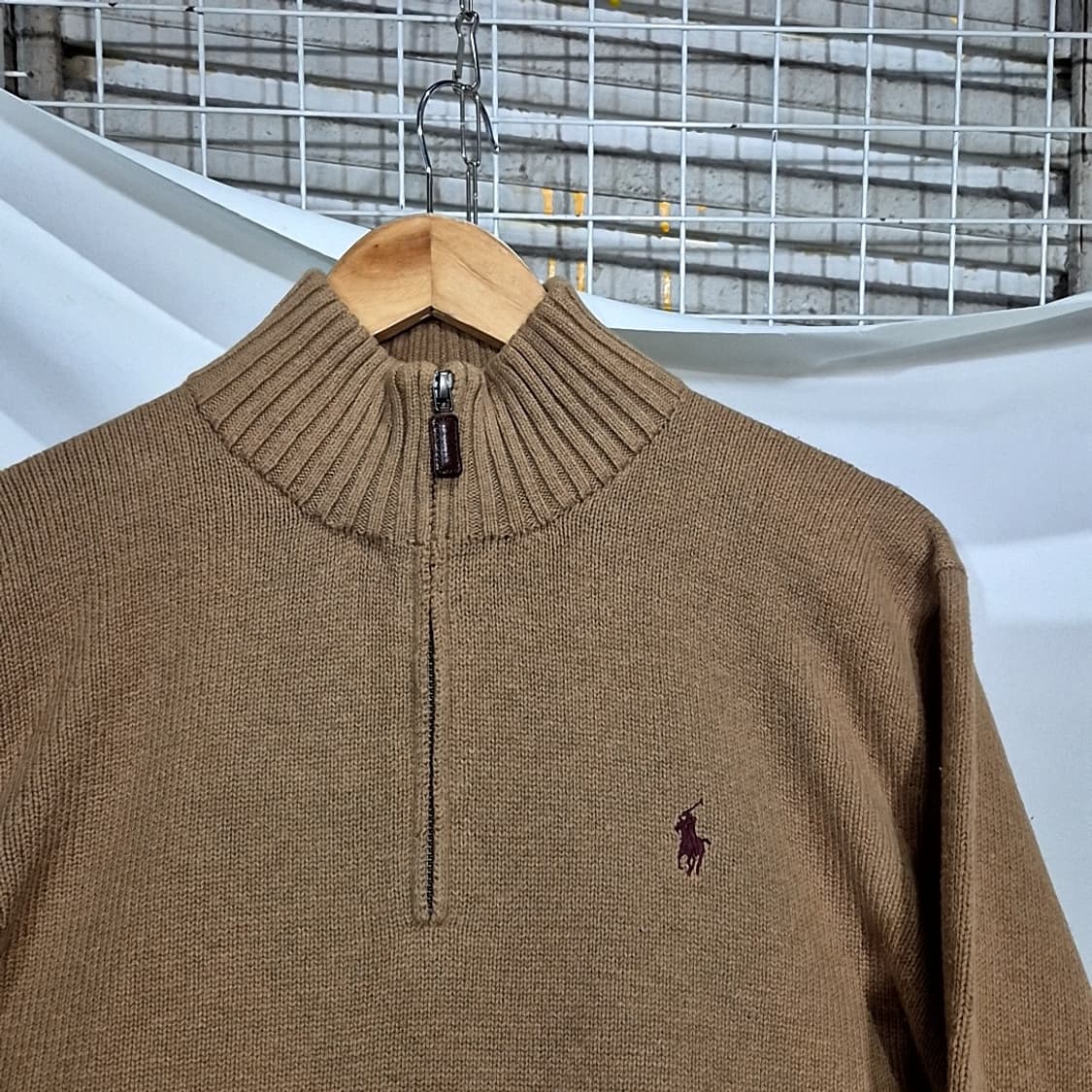 폴로 랄프로렌 반집업 니트 상품이미지2