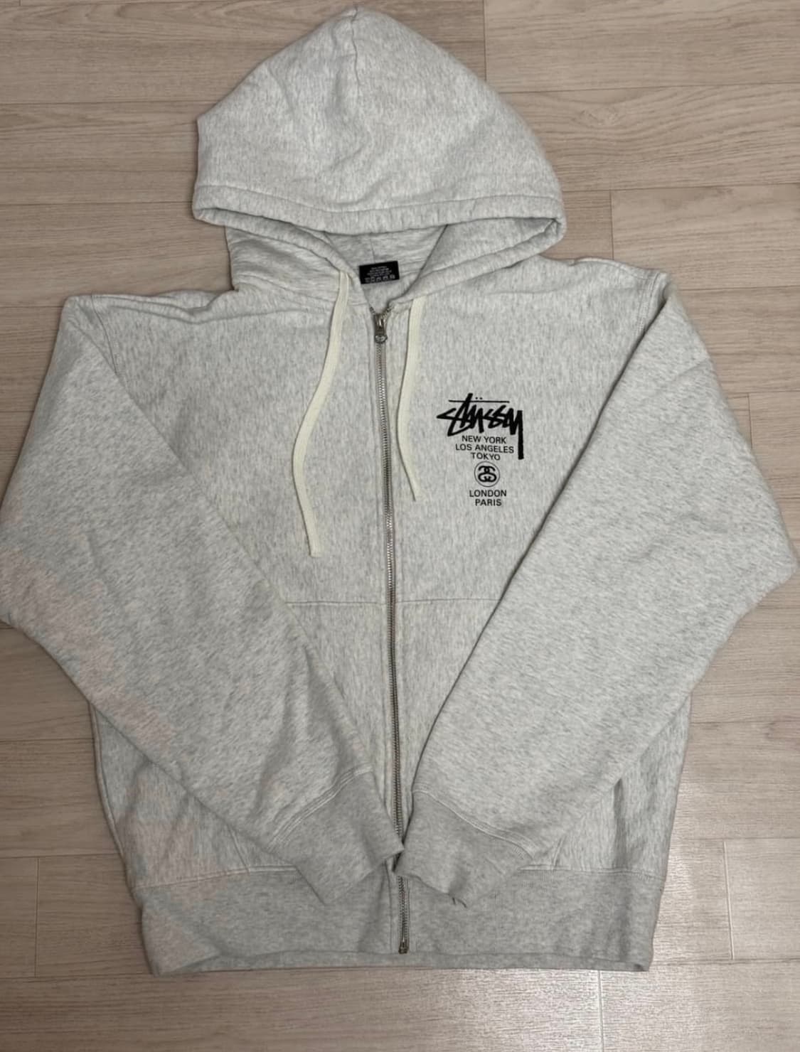 스투시 월드투어 후드집업 상품이미지1