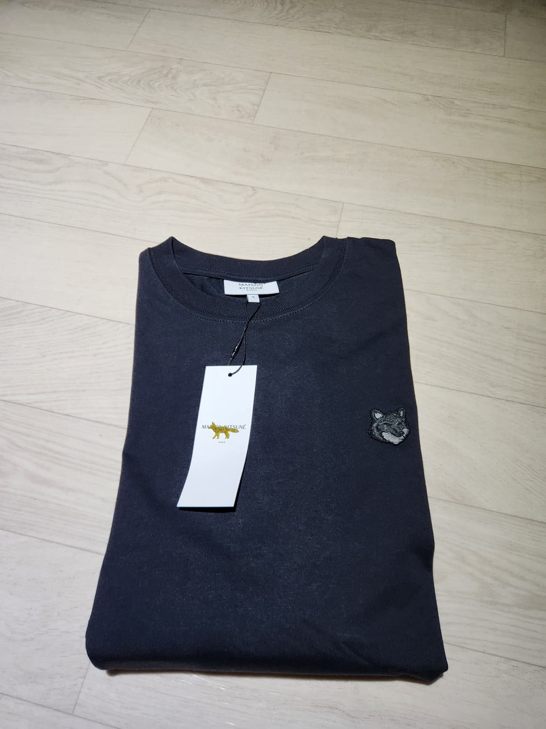 병행수입)메종키츠네 긴팔쭉티 블랙m 상품이미지1