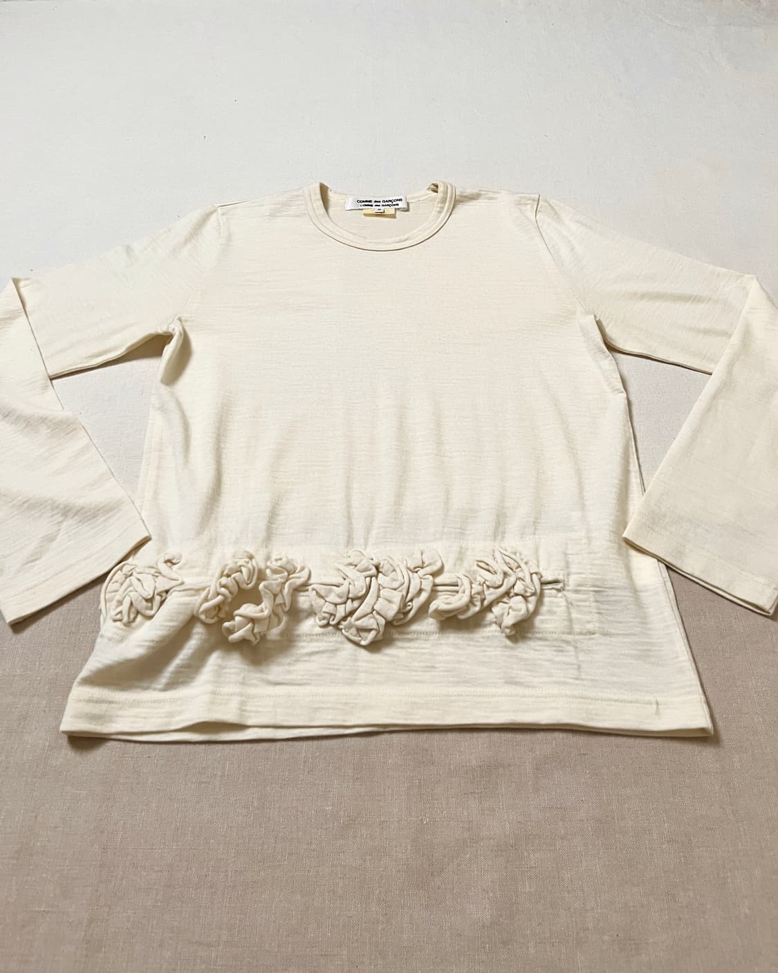 꼼데가르송 절개 프릴 울 컷앤소 comme des garcons 상품이미지6