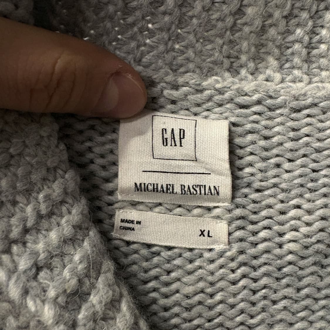 GAP X 마이클 바스티안 청키 알파카울 니트가디건 스노우모빌 N521 상품이미지7