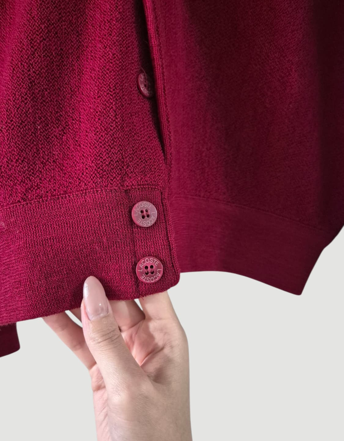 [95]라코스테 가벼울 울 가디건자켓 상품이미지3