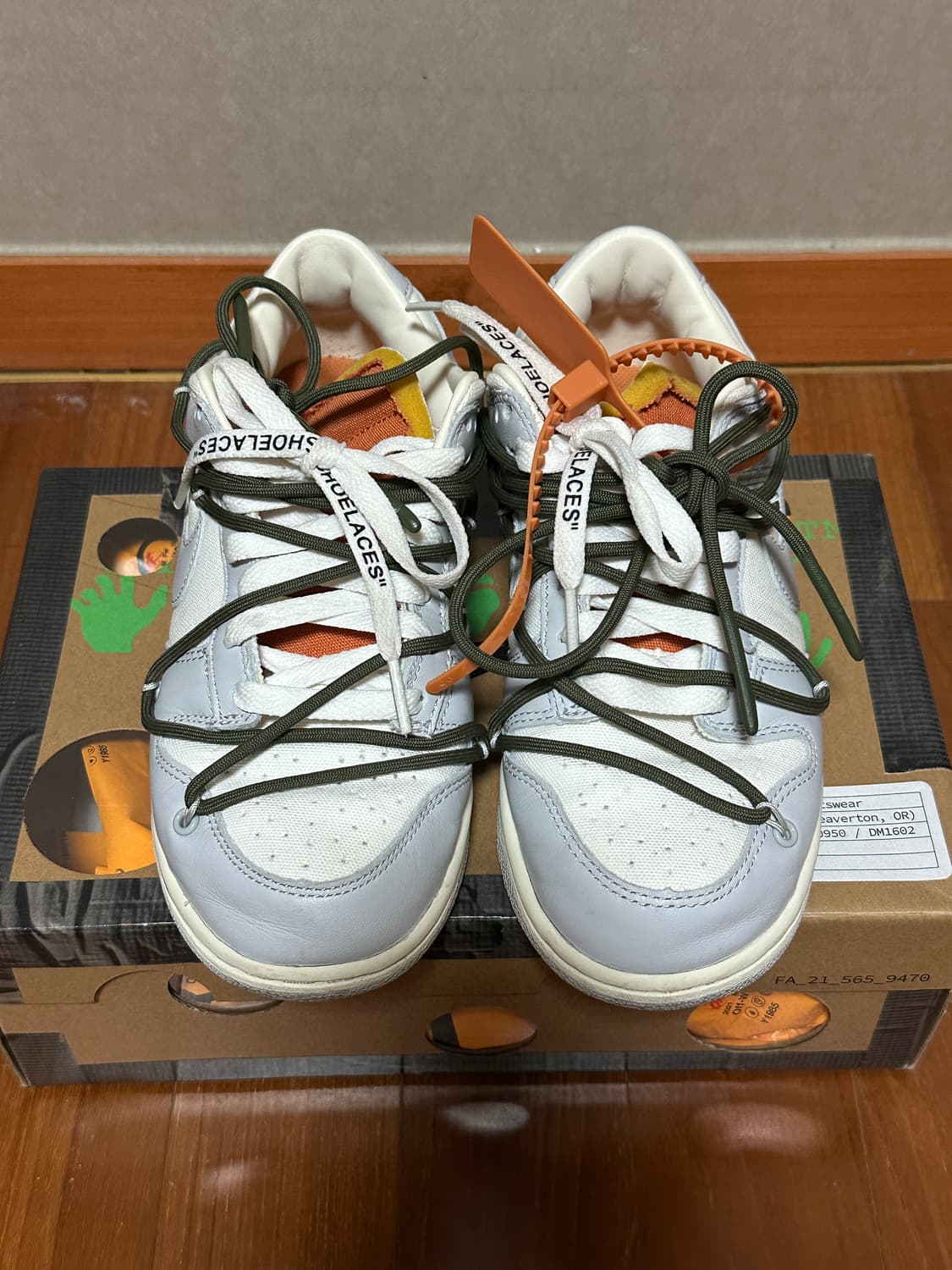 오프화이트 덩크 Lot22 - 230mm 상품이미지2