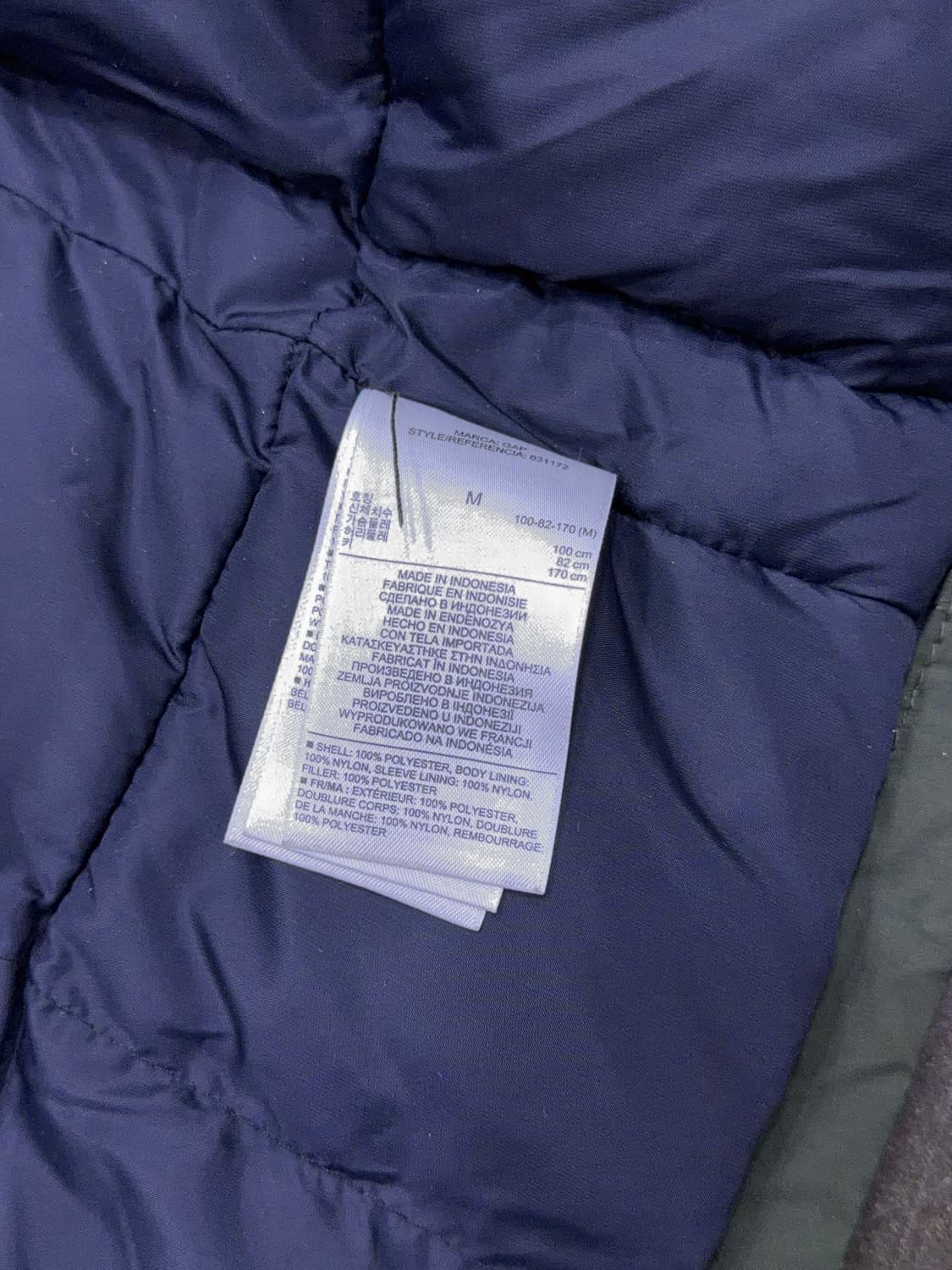 GAP 갭 M65 야상 필드자켓 패딩점퍼 올리브 M 상품이미지10