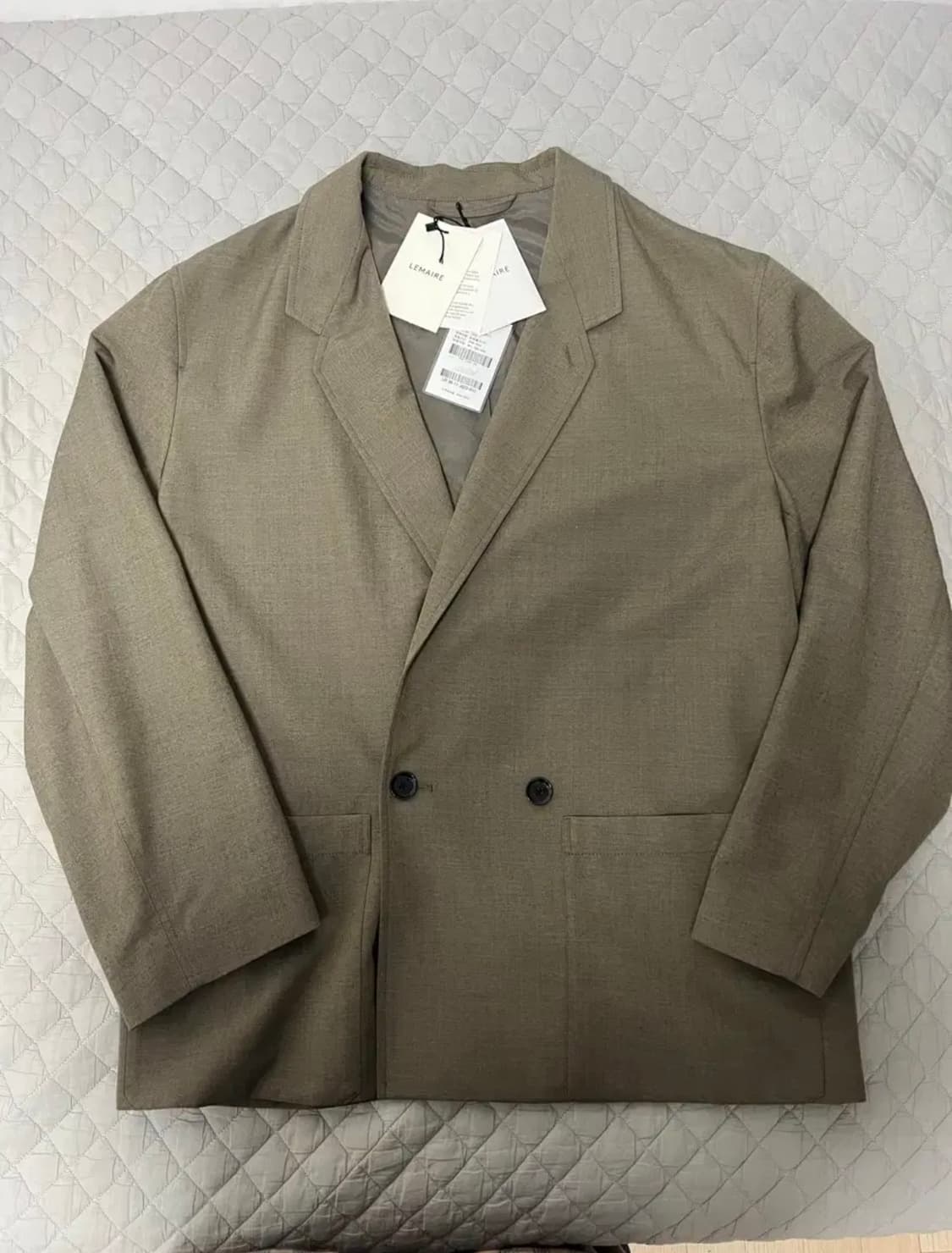 르메르 워크웨어 블레이저 자켓 베이지그레이 52 상품이미지1