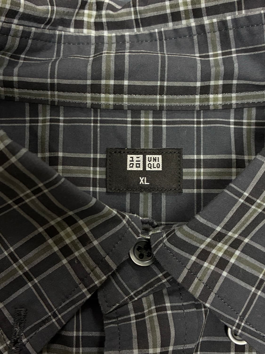 유니클로 체크 셔츠 XL 상품이미지2