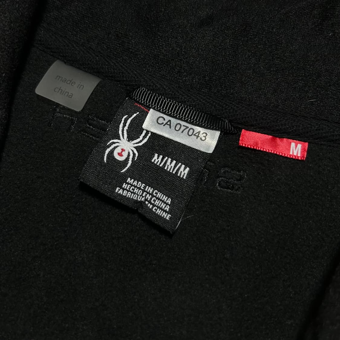 [M] Spyder 스파이더 기모 배색 집업 져지 상품이미지6