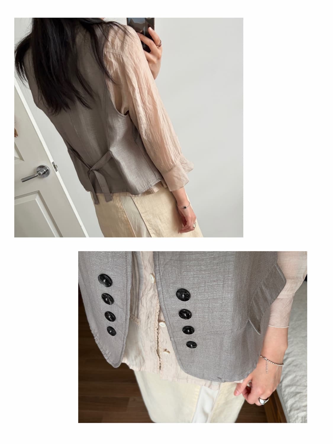 glossy vest 상품이미지6