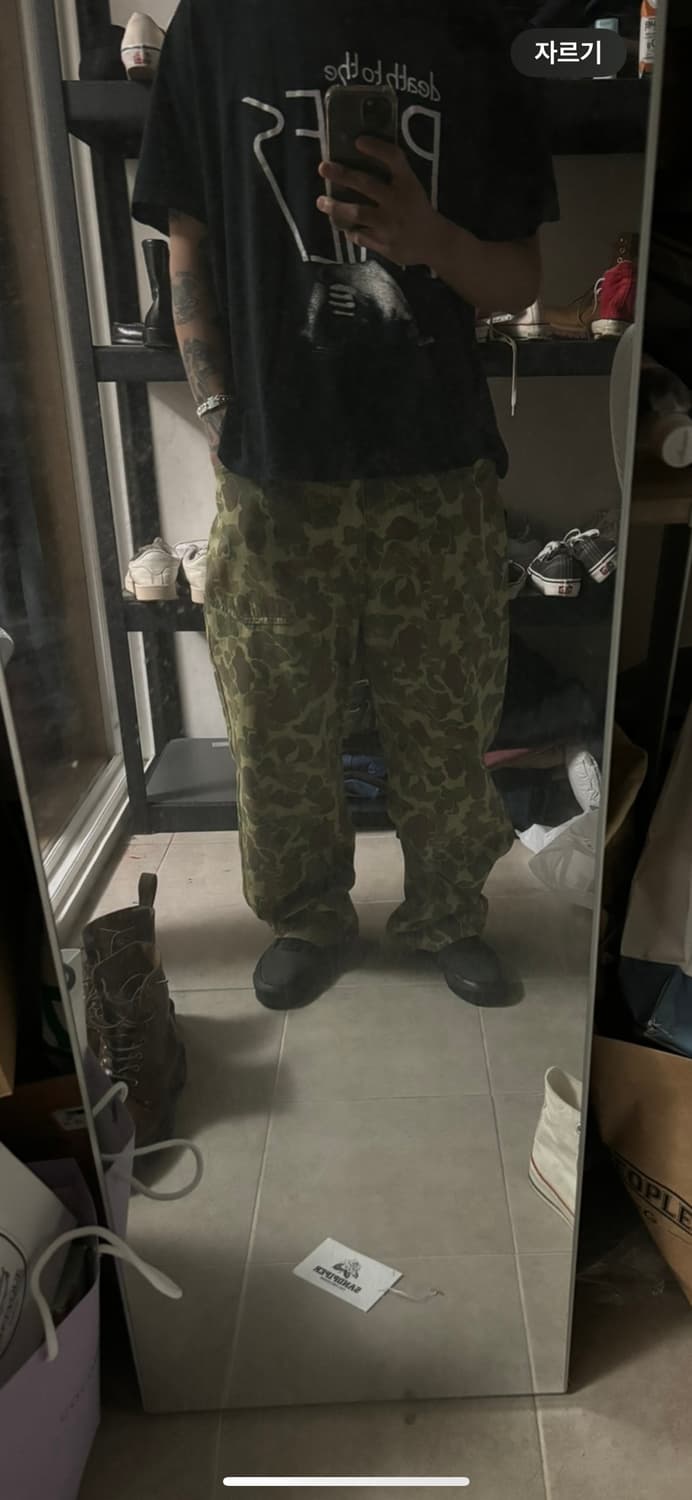 (0) 블라인드파일즈 덕카모 베이커팬츠 상품이미지5