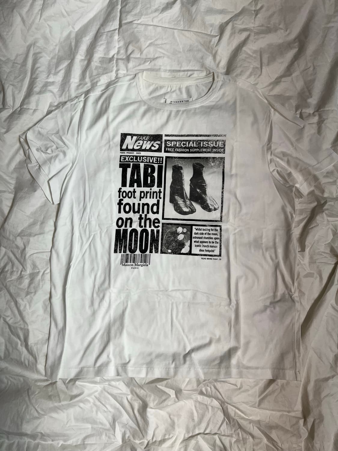 마르지엘라 타비 프린팅 반팔티셔츠 상품이미지1