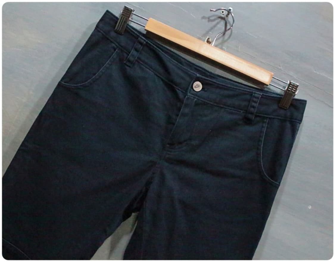 나이키 사이드 지퍼 스트레치 코튼 팬츠 M 상품이미지1