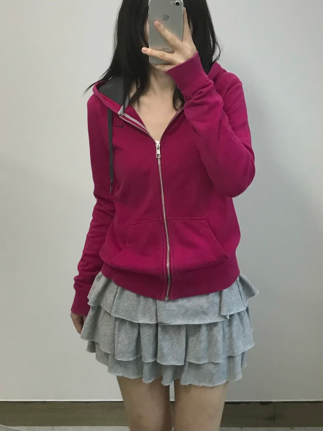 나이키 핑크 후드집업 상품이미지1