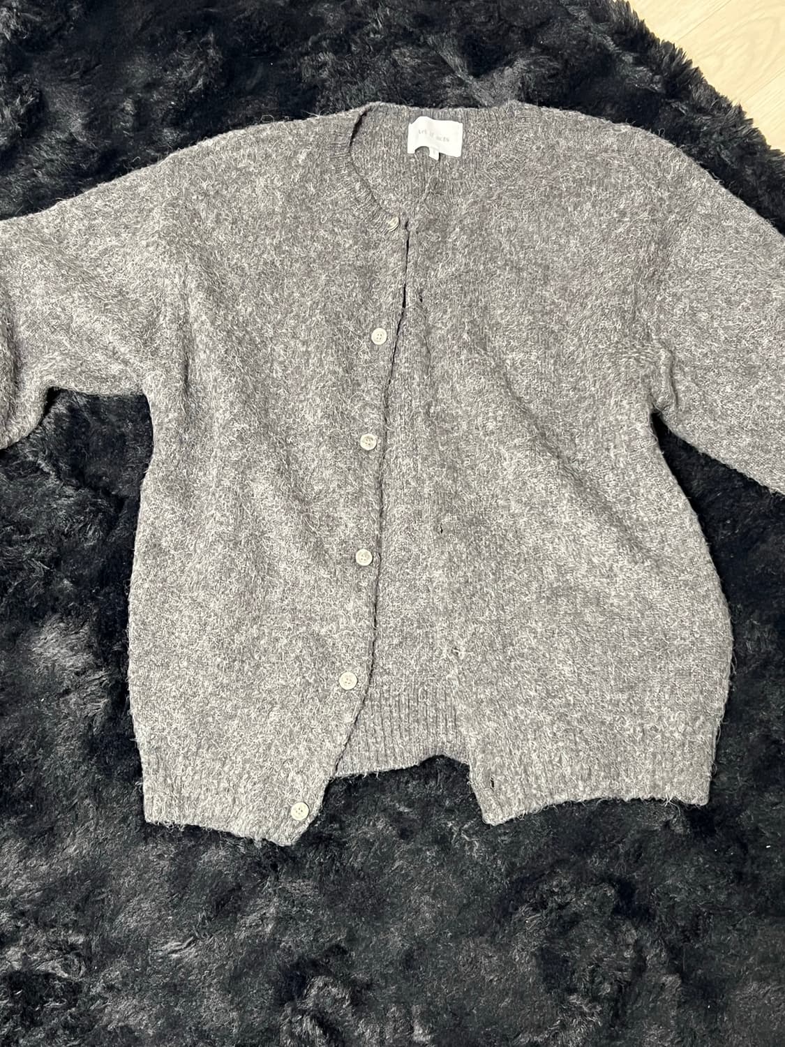 아트이프액츠 모헤어 라운드넥 가디건 (L) 상품이미지1
