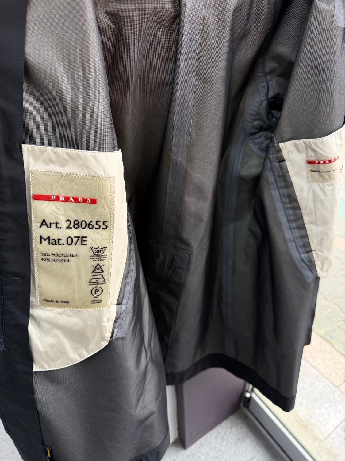 IT44/ 프라다 스포츠 고어텍스 바람막이 자켓 상품이미지5